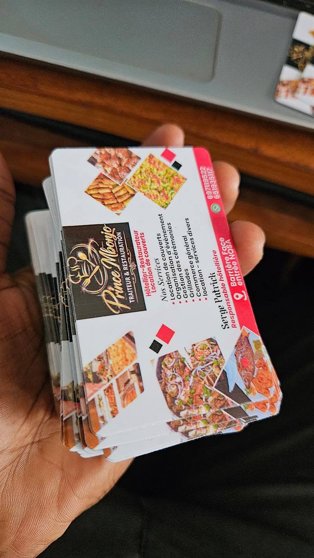Cartes de visite imprimées